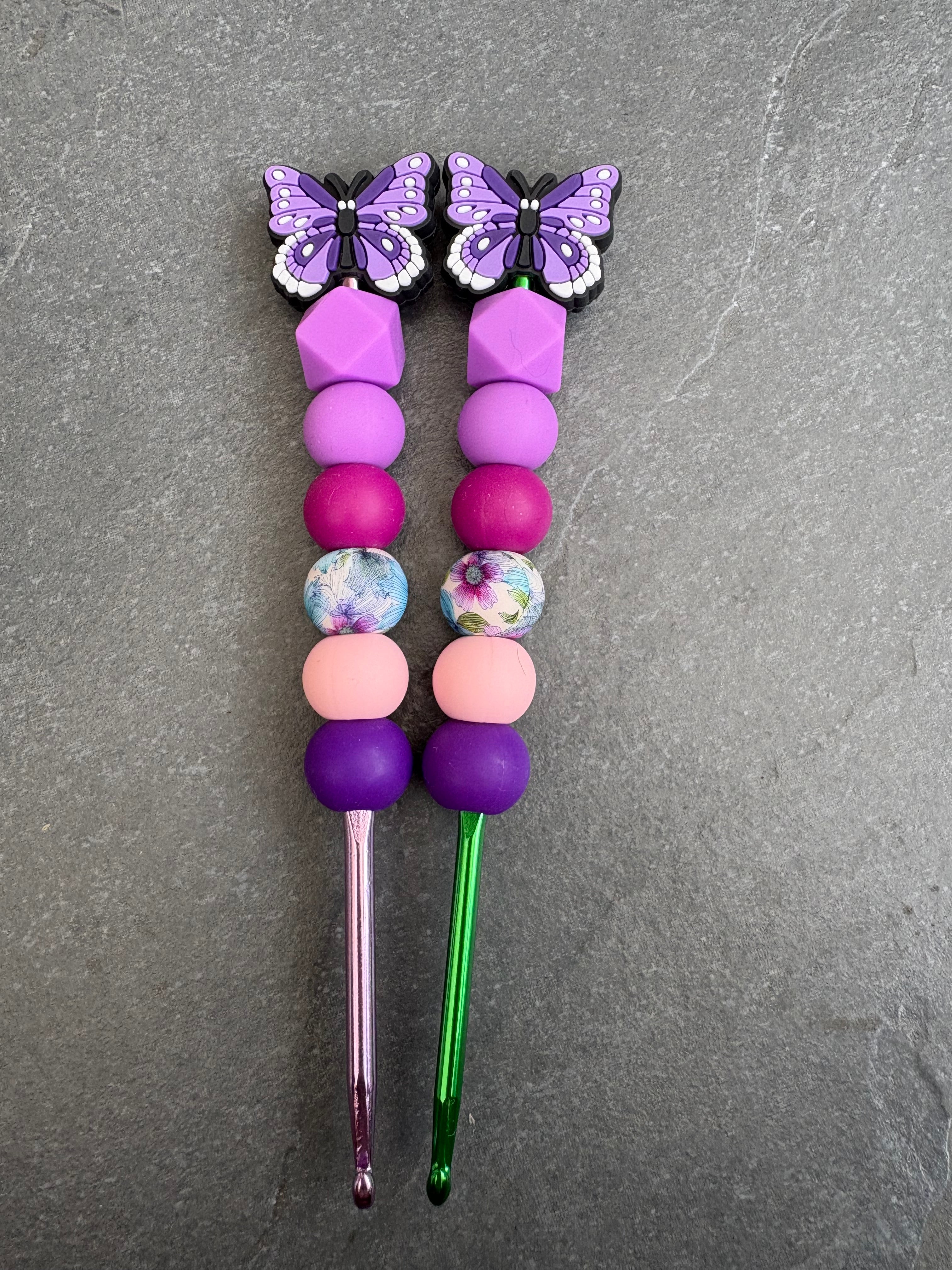 Butterfly crochet hooks