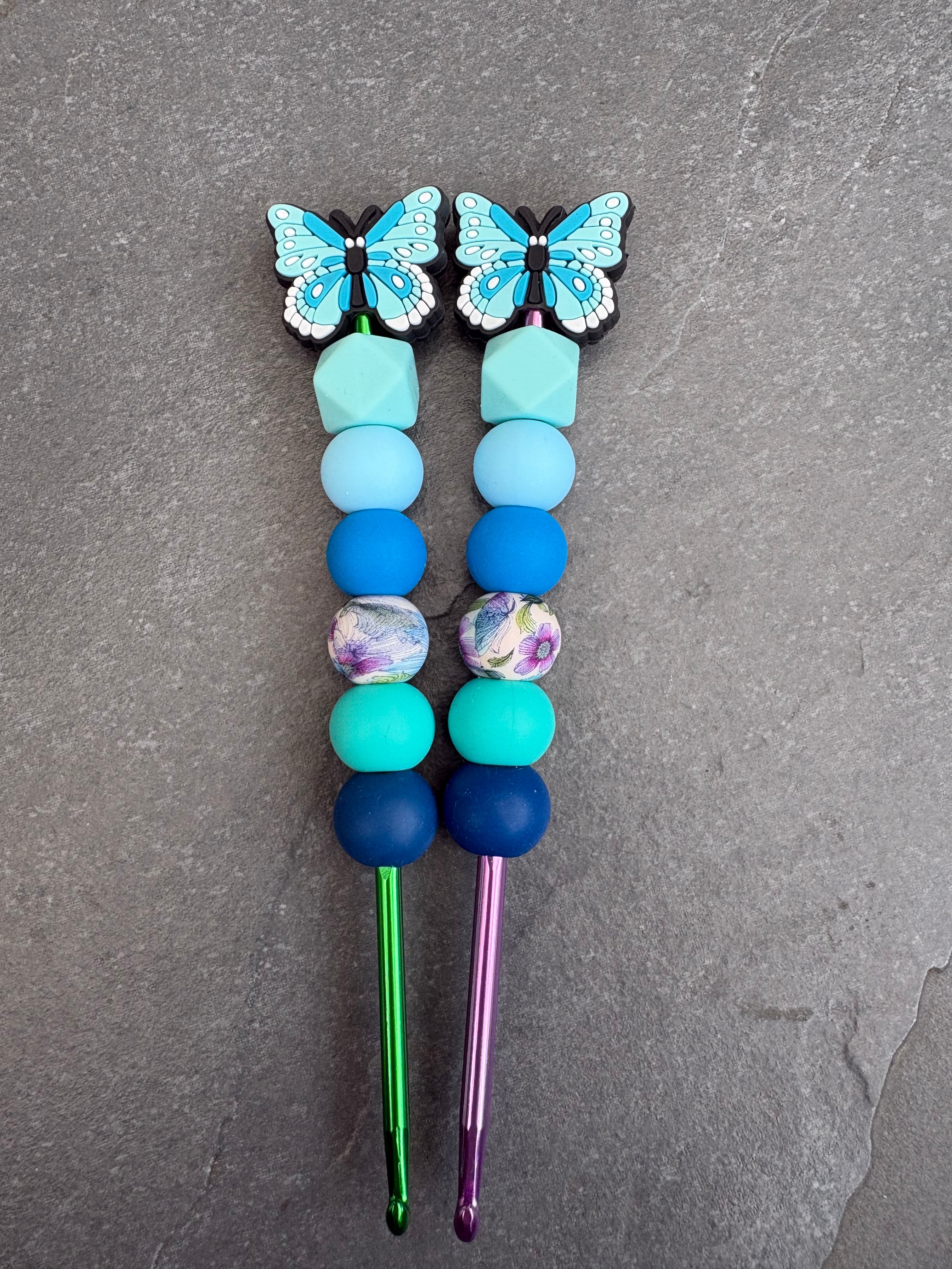 Butterfly crochet hooks