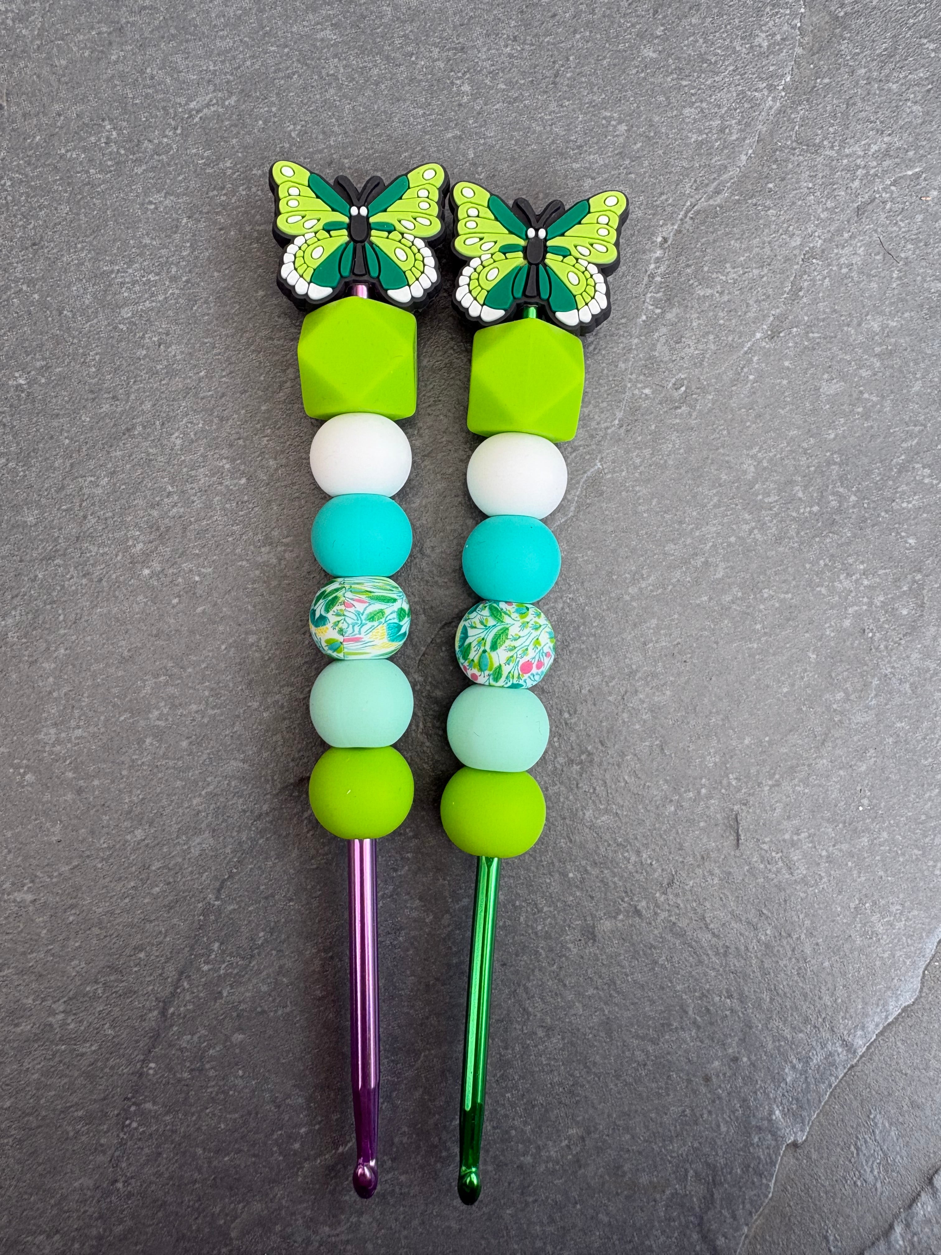 Butterfly crochet hooks