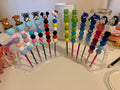 Custom Crochet Hook | Personalised Ergonomic Crochet Hook | Silicone Bead Crochet Hook | Cute Character Crochet Hook | Gift for Crocheter